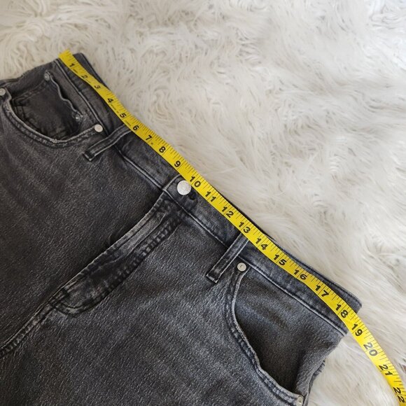 Madewell Women's 33 The Perfect Vintage Jean Black Denim High Rise Distressed - Picture 7 of 14